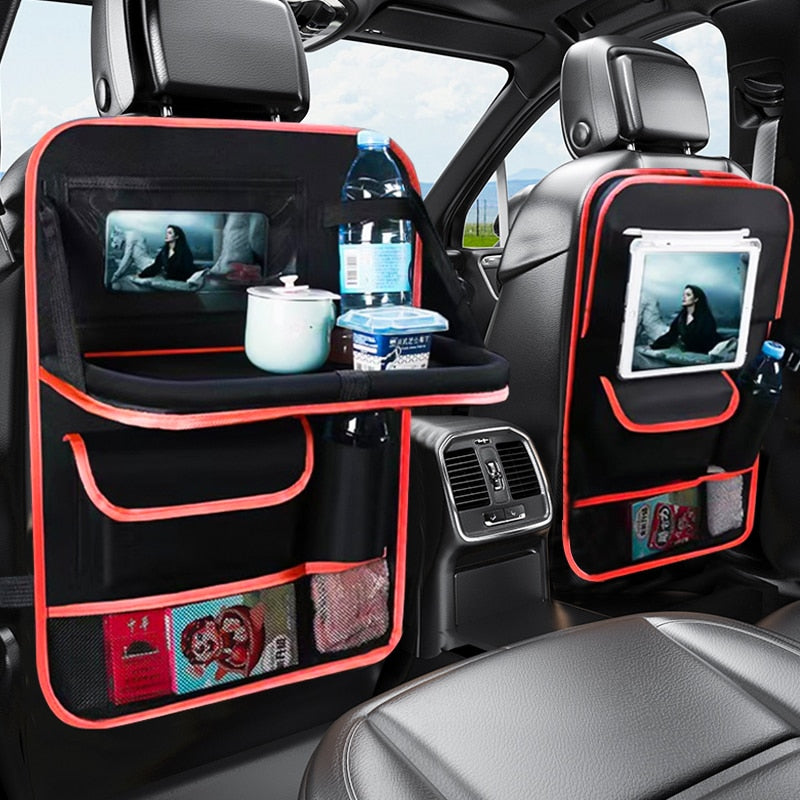 Universal Car Seats Organizer w/Tray